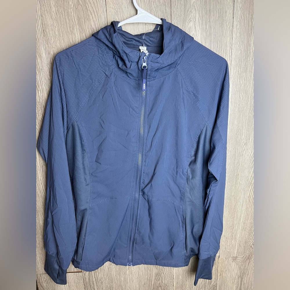 RBK zip up Hoodie jacket Size Medium Blue Color